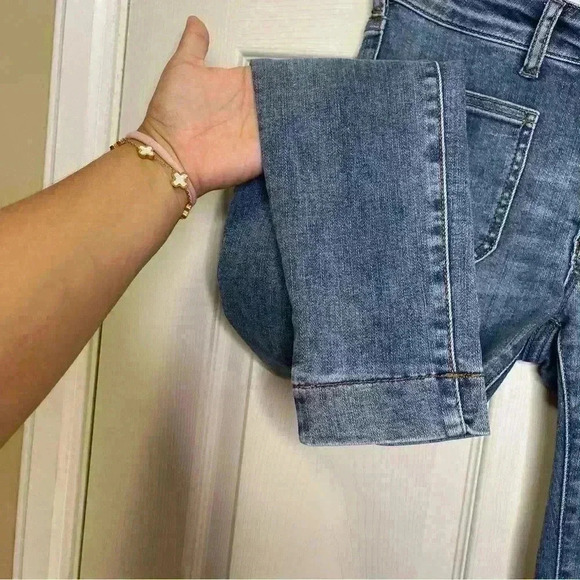 Pilcro and the Letter Press High-Rise Denim Leggings Sz 27 - Picture 7 of 9